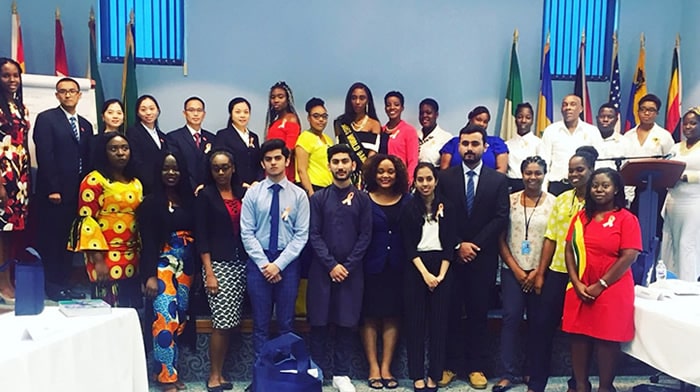 AUB Students participate in the United Nations International NCD seminar