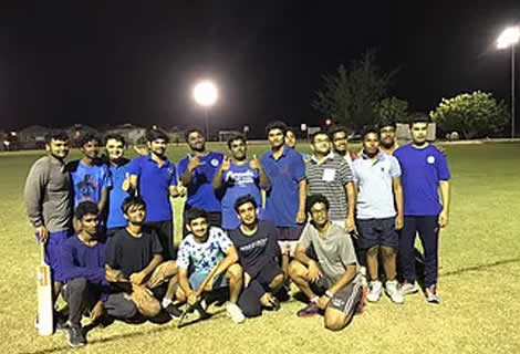 Cricket match between American University of Barbados and Jabaris Team